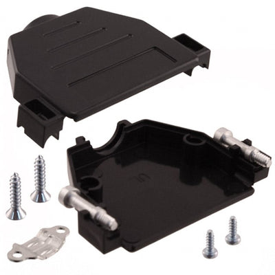 09670250442 by HARTING - CONNECTOR BACKSHELL 25POS 180DEG BLK