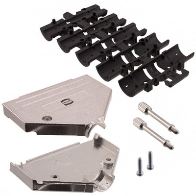 09670370343 by HARTING - CONNECTOR BACKSHELL 37POS 180DEG