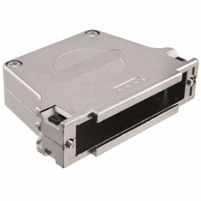 09670370344 by HARTING - CONNECTOR BACKSHELL 37POS 180DEG