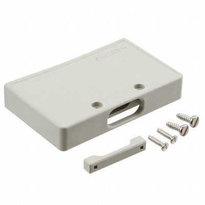 9670370411 by HARTING - CONNECTOR BACKSHELL 37POS 180DEG GRAY