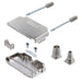 09670370425 by HARTING - CONNECTOR BACKSHELL 37POS 180DEG SHLD