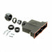 09670370439 by HARTING - CONNECTOR BACKSHELL 37POS 180DEG BLK