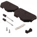 09670500424 by HARTING - CONNECTOR BACKSHELL 50POS 180DEG BLK