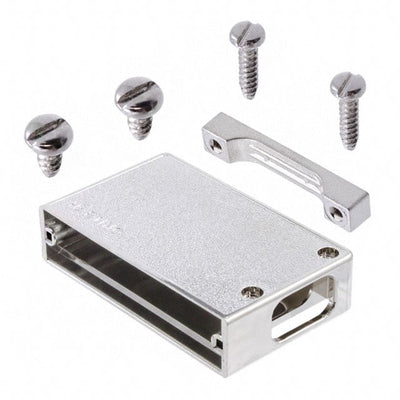 09670500513 by HARTING - CONNECTOR BACKSHELL 50POS 90DEG SHLD