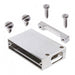 09670500513 by HARTING - CONNECTOR BACKSHELL 50POS 90DEG SHLD