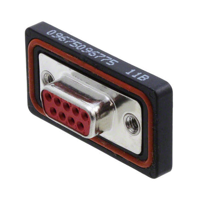 09675096775 by HARTING - CONNECTOR D-SUB RCPT 9P PNL MNT SLDR
