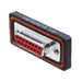 09675156715 by HARTING - CONNECTOR D-SUB RCPT 15POS PNL MNT