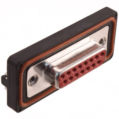 09675156758 by HARTING - CONNECTOR D-SUB RCPT 15POS R/A SLDR