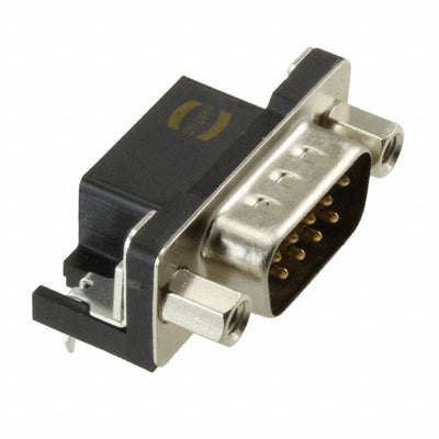 09681635813 by HARTING - CONNECTOR D-SUB PLUG 9POS R/A SLDR