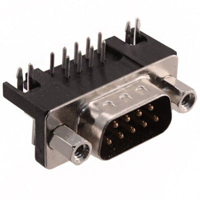 09681637813 by HARTING - CONNECTOR D-SUB PLUG 9POS R/A SLDR
