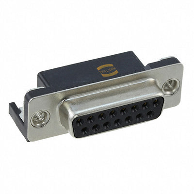 09682537612 by HARTING - CONNECTOR D-SUB RCPT 15POS R/A SLDR