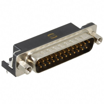 09683637813 by HARTING - CONNECTOR D-SUB PLUG 25POS R/A SLDR