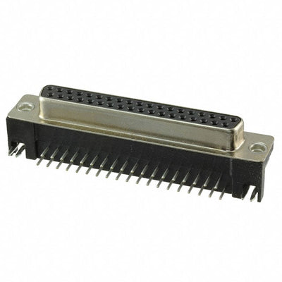 09684537611 by HARTING - CONNECTOR D-SUB RCPT 37POS R/A SLDR