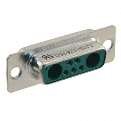 09692115072 by HARTING - CONNECTOR D-SUB PLUG 7POS SLDR CUP