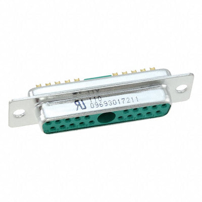 09693017211 by HARTING - CONNECTOR D-SUB RCPT 21POS SLDR CUP
