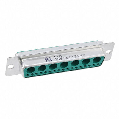 09695017247 by HARTING - CONNECTOR D-SUB RCPT 24POS SLDR CUP