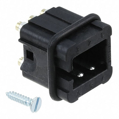 09700062616 by HARTING - INSERT MALE 6POS SCREW