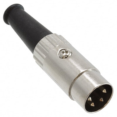 09BL4MX by Switchcraft Inc. - CONNECTOR PLUG MALE DIN 4POS SOLDER