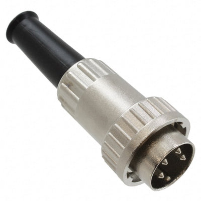 09CL4MX by Switchcraft Inc. - CONNECTOR PLUG MALE DIN 4POS SOLDER