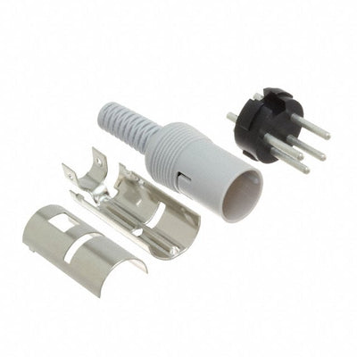 09GM4MX by Switchcraft Inc. - CONNECTOR PLUG MALE DIN 4POS SOLDER