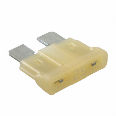 0ATO025.V by Littelfuse Inc. - FUSE AUTO 25A 32VAC/VDC BLADE