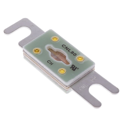 0CNL080.V by Littelfuse Inc. - FUSE STRIP 80A 32VAC/VDC BOLT MT