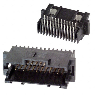 1-104069-2 by TE Connectivity AMP Connectors - CONNECTOR HEADER R/A 24POS 1.27MM