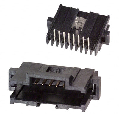 1-104074-0 by TE Connectivity AMP Connectors - CONNECTOR HEADER R/A 8POS 1.27MM