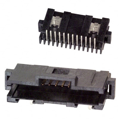 6-104074-1 by TE Connectivity AMP Connectors - CONNECTOR HEADER R/A 12POS 1.27MM
