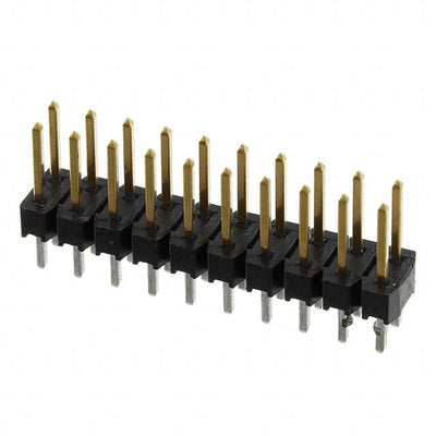 1-104350-0 by TE Connectivity AMP Connectors - CONNECTOR HEADER VERT 20POS 2.54MM