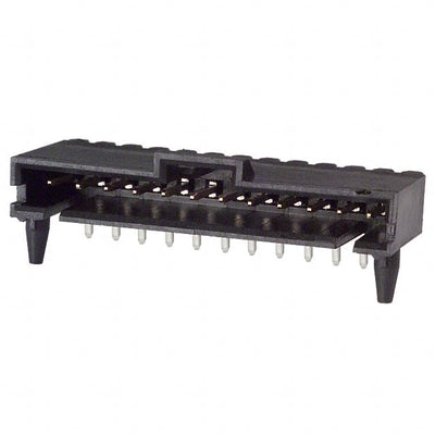 1-104361-1 by TE Connectivity AMP Connectors - CONNECTOR HEADER R/A 12POS 2.54MM