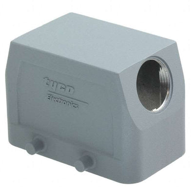 1-1102261-6 by TE Connectivity AMP Connectors - CONNECTOR HOOD SIDE ENTRY SZ4 PG16