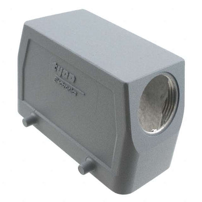 1-1102292-6 by TE Connectivity AMP Connectors - CONNECTOR HOOD SIDE ENTRY SZ6 PG21