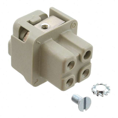 1-1103401-1 by TE Connectivity AMP Connectors - INSERT FEMALE 3POS+1GND SCREW