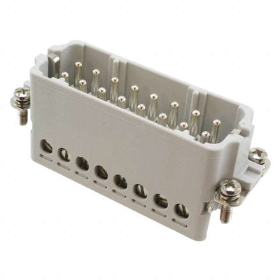 1-1103416-1 by TE Connectivity AMP Connectors - INSERT MALE 16POS+1GND SCREW