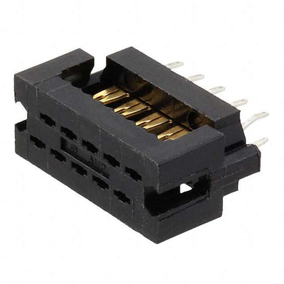 1-111382-4 by TE Connectivity AMP Connectors - CONNECTOR DIP HDR IDC 10POS PCB