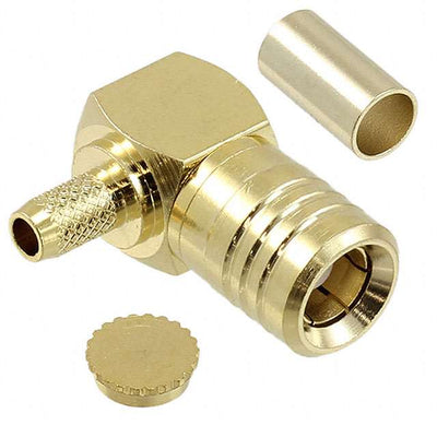 1-1337478-0 by TE Connectivity AMP Connectors - CONNECTOR SMB PLUG R/A 50 OHM SOLDER