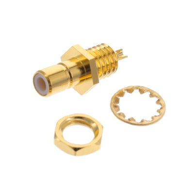 1-1337480-0 by TE Connectivity AMP Connectors - SMB FM BHSKT 50OHM GOLD PLTD