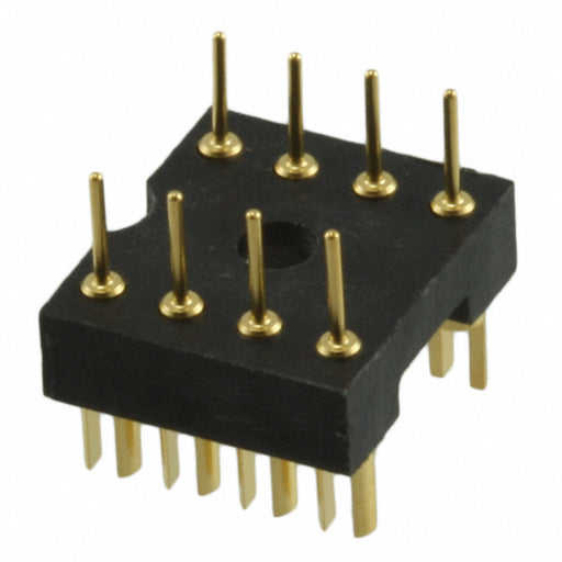1-1437515-2 by TE Connectivity AMP Connectors - CONNECTOR HDR DIP SLOT 8POS GOLD