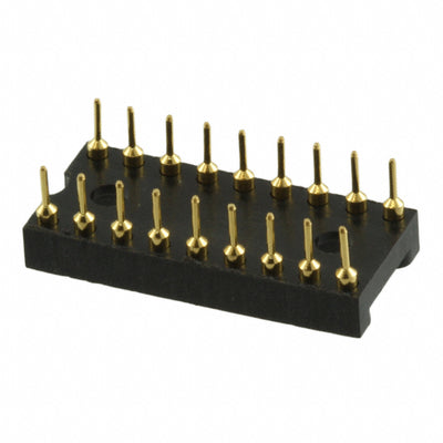 1-1437536-3 by TE Connectivity AMP Connectors - CONNECTOR IC DIP SOCKET 18POS GOLD