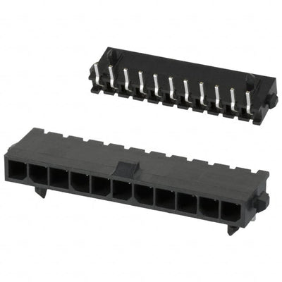3-1445098-1 by TE Connectivity AMP Connectors - CONNECTOR HEADER R/A 11POS 3MM