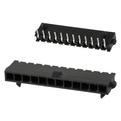 3-1445098-2 by TE Connectivity AMP Connectors - CONNECTOR HEADER R/A 12POS 3MM