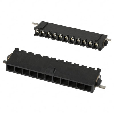 3-1445100-1 by TE Connectivity AMP Connectors - CONNECTOR HEADER SMD R/A 11POS 3MM