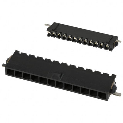3-1445091-2 by TE Connectivity AMP Connectors - CONNECTOR HEADER SMD R/A 12POS 3MM