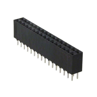 6-147424-6 by TE Connectivity AMP Connectors - CONNECTOR RECPT 32POS 0.1 GOLD PCB