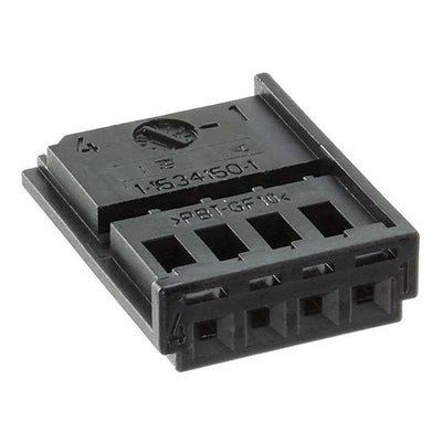 1-1534150-1 by TE Connectivity AMP Connectors - CONNECTOR RECPT HSG 4POS 2.50MM