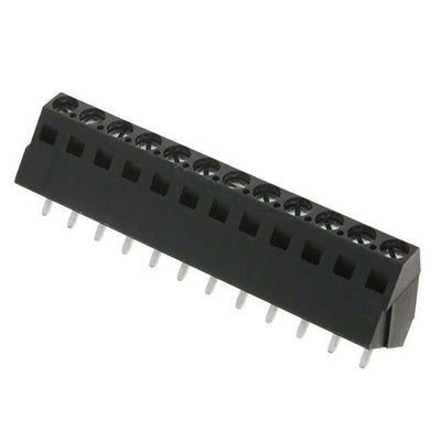 1-1546074-2 by TE Connectivity AMP Connectors - TERM BLK 12POS 35DEG 5.08MM PCB