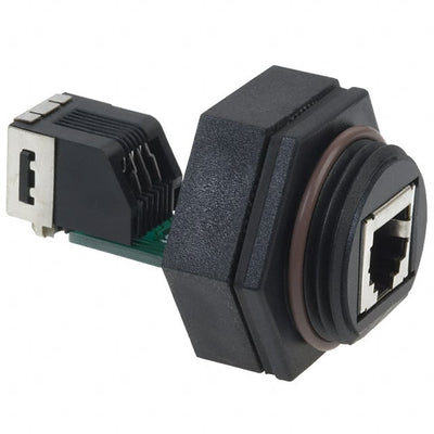1-1546415-1 by TE Connectivity AMP Connectors - CONNECTOR MOD COUPLER 6P6C TO 6P6C
