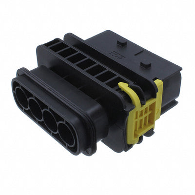 1-1564534-1 by TE Connectivity AMP Connectors - CONNECTOR PLUG HSG 4POS 9.00MM