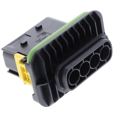 1-1564536-1 by TE Connectivity AMP Connectors - CONNECTOR PLUG HSG 4POS 9.00MM
